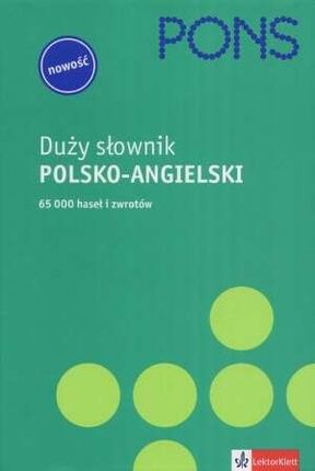 PONS Duży słownik polsko - angielski NEW