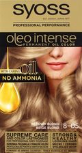 Syoss Oleo Intense farba do włosów trwale koloryzująca z olejkami 8-05 Beżowy blond 115ml