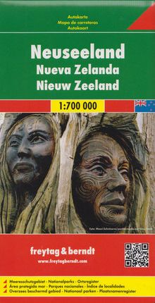 Nowa zelandia mapa 1:700 000 Freytag & Berndt