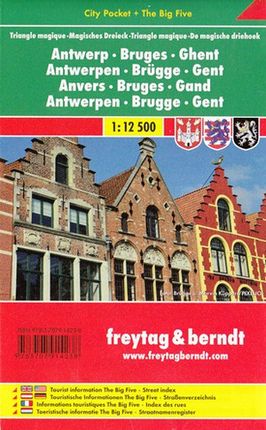 Antwerpia mapa 1:12 500 Freytag & Berndt