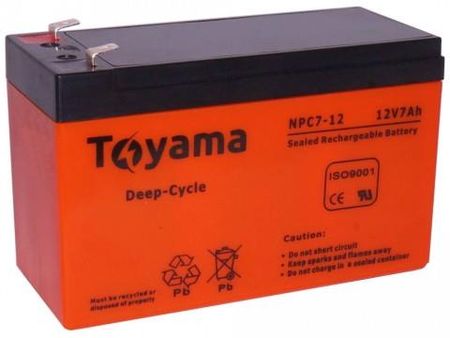 Toyama Akumulator Deep Cycle 7Ah (NPC7-12)