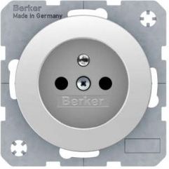 Berker R.1 / R.3 Gniazdo z Uziemieniem (6765762089R)