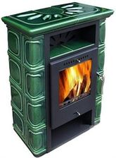 Zdjęcie Thorma piec wolnostojący 4,0-12,0kW Borgholm Top (kolor: zielony) - Radoszyce