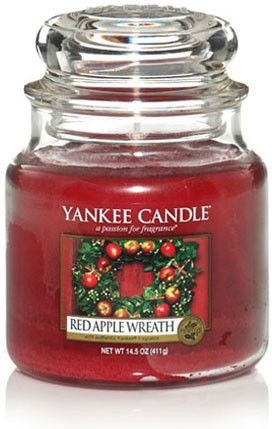 Yankee Candle Świeca Słoik Mały  Red Apple Wreath