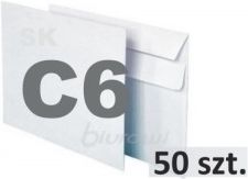 Zdjęcie Koperty C6 białe SK samoklejące Bong 50szt. - Libiąż