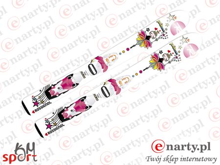 ROSSIGNOL Princess 80㎝ Narty Rossignol Princess + Comp Kid Princess 25L 80cm 13/14 - Ceny