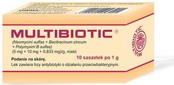 Zdjęcie Multibiotic maść 10 saszetek po 1g - Sokołów Podlaski