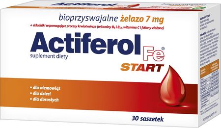 Actiferol Fe Start 7 mg 30 saszetek