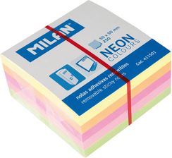 Zdjęcie Milan Notes Samoprzylepny Kostka , Neon, 50 X 50 Mm - Rumia