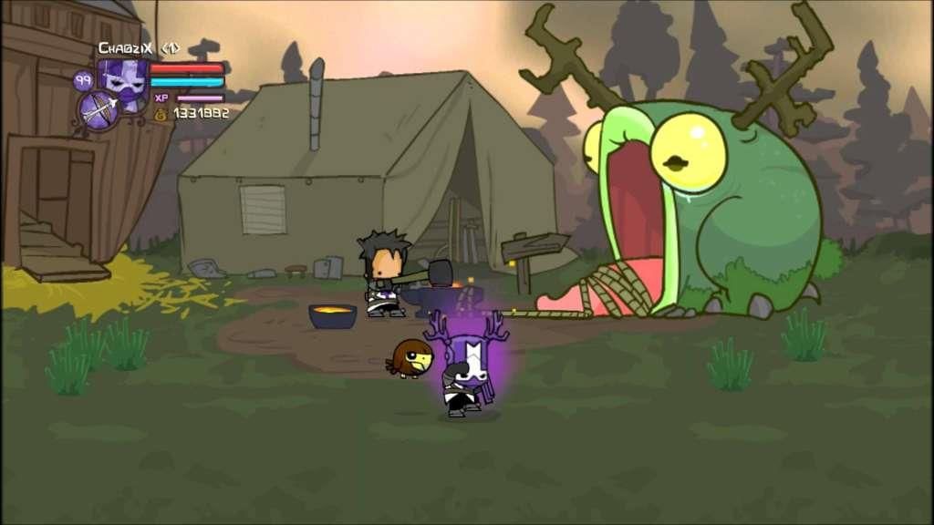 Castle crashers стим. Болото Кастл крашерс. Castle Crashers лягушка. Castle Crashers сельское болото. Равенфилд Castle Crashers.