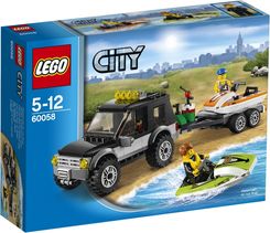 Klocki Lego City Terenówka Ze Skuterami 60058 Ceny I Opinie Ceneopl