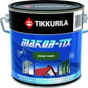 Tikkurila Makor-Tix Gruntoemalia akrylowa do metalu mat grafitowy 1l