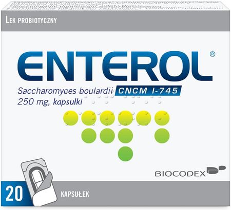 Enterol Probiotyk 20 kapsułek 250 mg