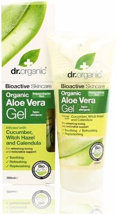 Dr Organic Żel z wyciągiem z ogórka Aloe Vera 200 ml