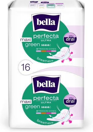 BELLA Perfecta GREEN Maxi Podpaski 2 x 8 sztuk