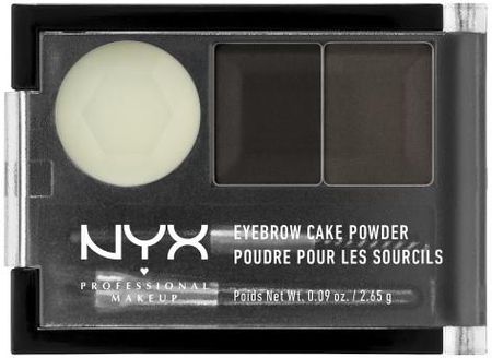 NYX Professional Makeup Eyebrow Cake Powder Zestaw do makijazu brwi Gray/black 2,65 g