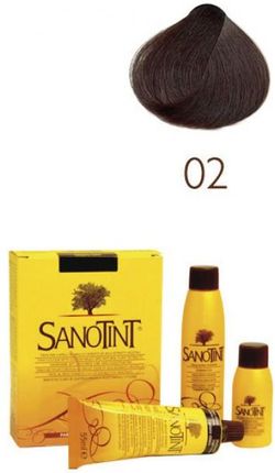 Farba do włosów Sanotint Classic 02 Black Brown
