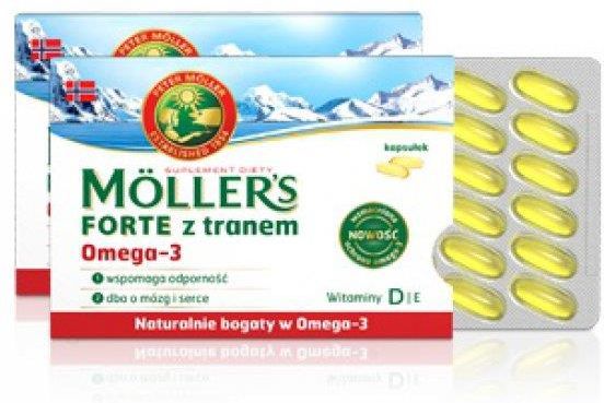 Mollers Forte z tranem 150 kaps. - Opinie i ceny na Ceneo.pl