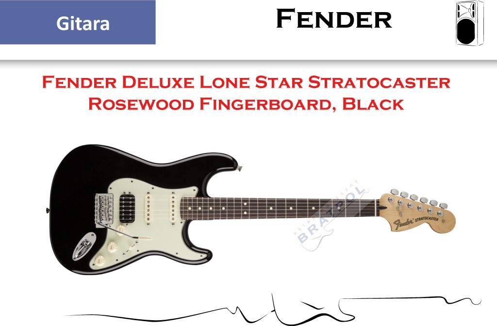 Fender Deluxe Lone Star Stratocaster Rosewood Fingerboard