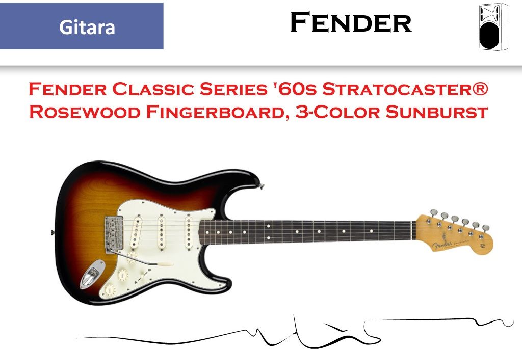 Fender Classic Series '60s Stratocaster Lacquer Rosewood