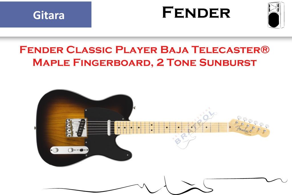 Fender Classic Player Baja Telecaster Maple Fingerboard 2