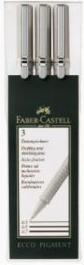 Faber Castell Cienkopis Ecco Pigment 3 Sztuki