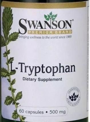 Swanson L-Tryptophan 500mg 60 kaps.