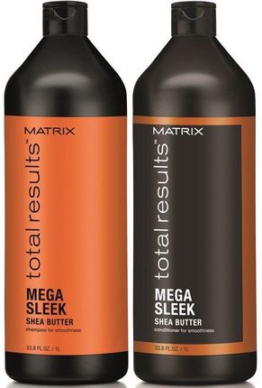 Matrix Total Results Sleek zestaw wygładzający do włosów: Szampon 1000 ml + Odżywka 1000 ml