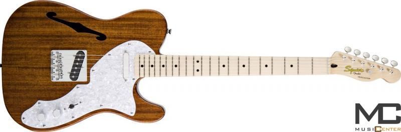 ギター Squier by Fender Telecaster Thinline LPB Fender Squier Classic Vibe '60' Tele Thinline Maple