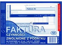 Zdjęcie Michalczyk I Prokop Faktura Czynności - Zwolnienie Z Podatku A5 - Pabianice