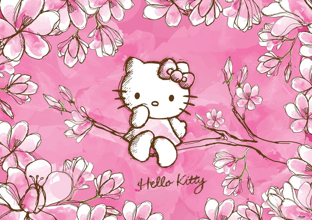 Заставка на телефон hello kitty