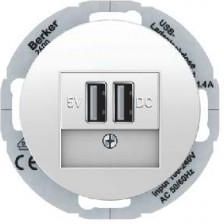 Gniazdo ładowania Ceneo.pl Berker R.classic Ładowarka USB czarny połysk