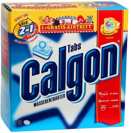 CALGON 75 tabletek Zmiękczacz wody 2w1