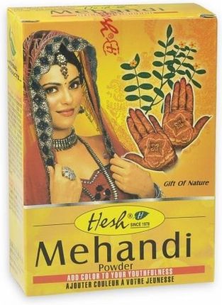 Hesh Naturalna henna Mehandi do włosów zdobienia stóp i dłoni 100 g