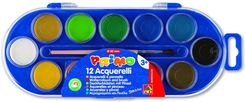Zdjęcie PRIMO Farby akwarelowe, pastylka 12 kolorów, 30mm - Szamotuły