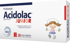 Acidolac Junior Truskawka 20tabl. - zdjęcie 1