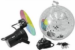 Zdjęcie Eurolite Mirror ball set 30cm with pinspot - Pszczyna