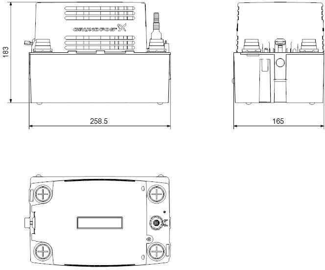 Grundfos Conlift1 pompa do kondensatu (97936156)