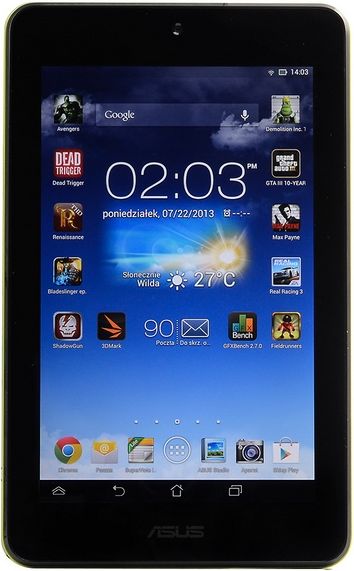 Tablet ASUS Memo Pad Hd 7 8Gb Zielony (ME173X-1F048A) - Ceny
