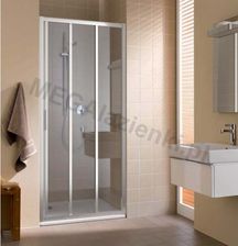 Drzwi prysznicowe Kermi Cada XS przesuwne 3-cześciowe białe 70 cm CCG3R070202PK - zdjęcie 1
