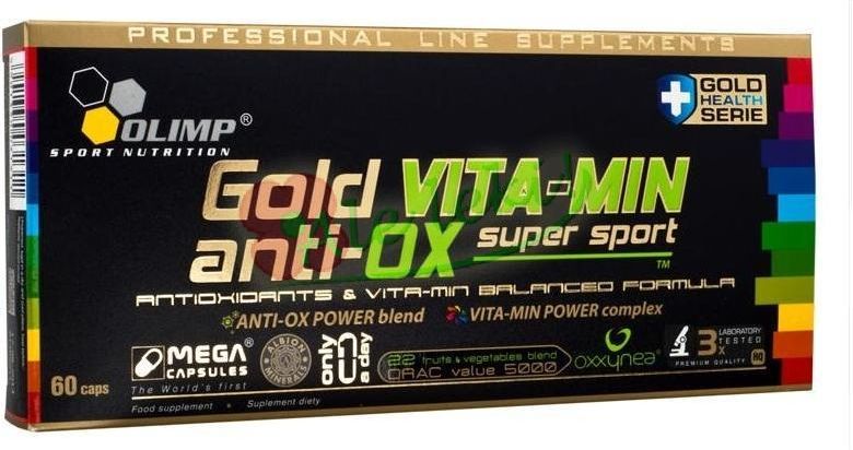 Olimp Gold Vita Min Anti-Ox Super Sport 60 kaps.