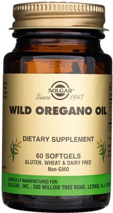 Solgar Olej Z Dzikiego Oregano 60kaps.
