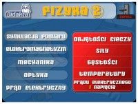 SILCOM Multimedia Didakta - Fizyka - Symulacja pomiarów i obliczanie ze wzorów - Program do tablicy interaktywnej - Multilicencja szkolna
