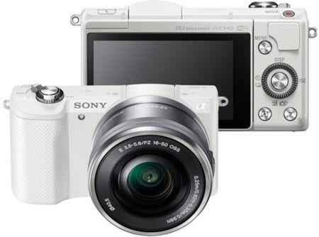 Aparat cyfrowy Sony A5000 Biały + 16-50mm bezlusterkowiec