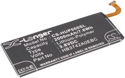 Cameron Sino Huawei Ascend P6 / HB3742A0EBC 2000mAh 7.60Wh Li-Polymer 3.8V (CS-HUP600SL)