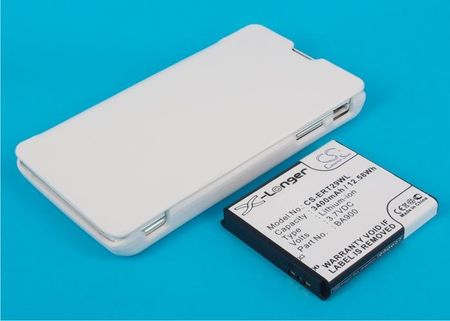 Cameron Sino Sony Ericsson Xperia T LT29i / BA900 3400mAh 12.58Wh Li-Ion 3.7V powiększony biały (CS-ERT29WL)
