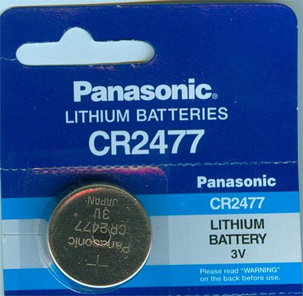 Panasonic CR2477 Panasonic 3.0V (CR2477P)