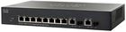 CISCO SG300-10MPP 10-PORT GIGABIT MAX POE+ MANAGED SWITCH (SG300-10MPP-K9-EU)
