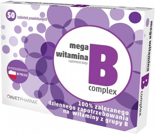 Mega Witamina B-Complete 50 Tabl. - Opinie I Ceny Na Ceneo.pl