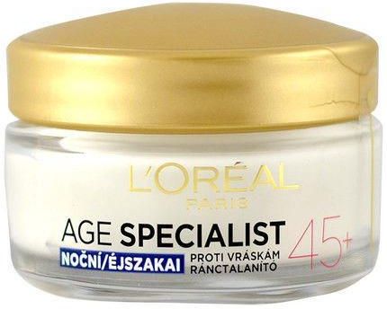 Krem L'Oreal Paris Age Specialist 45+ przeciw zmarszczkom na noc 50ml - zdjęcie 2